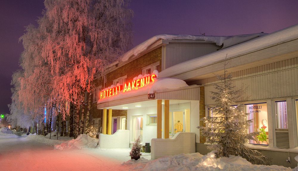 Hotel Aakenus Apartments Rovaniemi Exterior foto